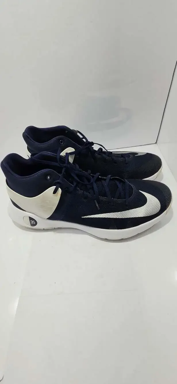 Nike KD Trey 5 IV Basketball Shoes Navy Blue White Men's Size 18